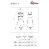 LIVCO CORSETTI FASHION - BINELLA SET BABYDOLL + TANGA NEGRO - Imagen 5