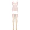 LIVCO CORSETTI FASHION - PERSINNE PEACH SET CORSET + PANTY + MEDIAS - Imagen 3