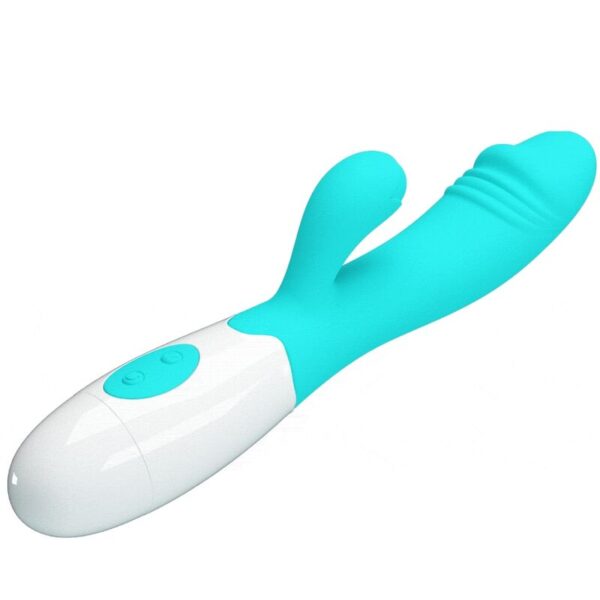 PRETTY LOVE - SNAPPY VIBRADOR PUNTO G VERDE AGUA - Imagen 4