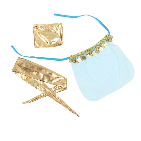 SUBBLIME - SET DE LENCERIA INDIA STYLE AZUL S/M - Imagen 5