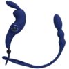 PRETTY LOVE - AYAD ANILLO VIBRADOR RABBIT CON PLUG AZUL - Imagen 2