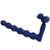 PRETTY LOVE - AJMAL ANILLO VIBRADOR CON PLUG AZUL - Imagen 2