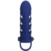 PRETTY LOVE - ALTAF ANILLO VIBRADOR CON FUNDA DE SILICONA AZUL - Imagen 5