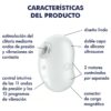 SATISFYER - CUTIE GHOST VIBRADOR LAY-ON BLANCO - Imagen 4