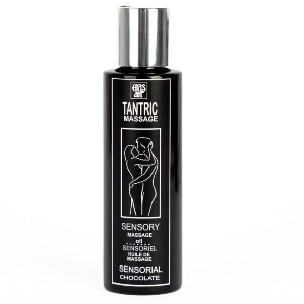 EROS-ART - ACEITE MASAJE TANTRICO NATURAL Y AFRODISÍACO CHOCOLATE 100 ML - Imagen 2
