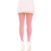 LEG AVENUE - MEDIAS CON ABERTURAS CORAZON  LAZOS ROSA - Imagen 2