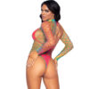 LEG AVENUE - BODY DE REJILLA MANGA LARGA MULTICOLOR - Imagen 2