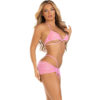 LEG AVENUE - SET TRES PIEZAS DIAMANTES AMARILLO S/M - Imagen 3