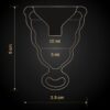G-VIBE - GCUP COPA MENSTRUAL NEGRA - Imagen 4
