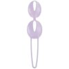 FUN FACTORY - SMARTBALLS DUO BOLAS PELVICAS BLANCO / LILA PASTEL - Imagen 2