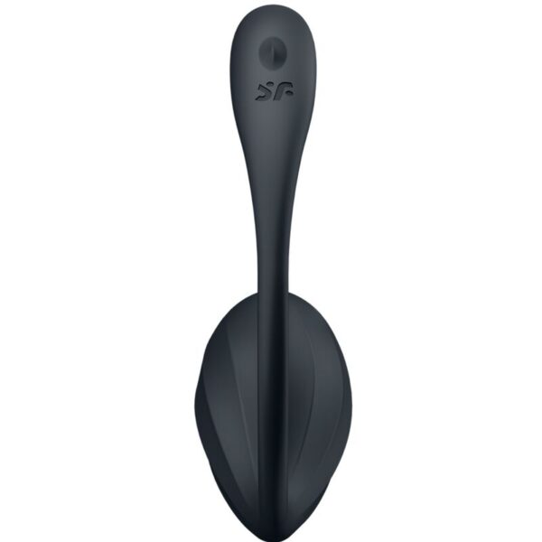 SATISFYER - RIBBED PETAL ESTIMULADOR PUNTO G CONTROL REMOTO NEGRO APP GRATUITA - Imagen 3