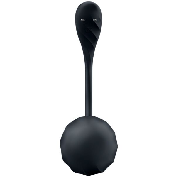 SATISFYER - RIBBED PETAL ESTIMULADOR PUNTO G CONTROL REMOTO NEGRO APP GRATUITA - Imagen 5