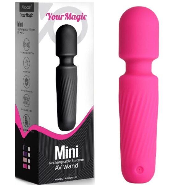 ARMONY - YOUR MAGIC MASAJEADOR  VIBRADOR RECARGABLE 10 VIBRACIONES ROSA - Imagen 4