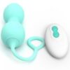 ARMONY - BLOSSOMS PESAS VAGINALES VIBRADOR CONTROL REMOTO 10 VIBRACIONES VERDE - Imagen 2