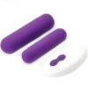 ARMONY - SPLASH JOLINE BALA VIBRADORA SILICONA CONTROL REMOTO 10 VIBRACIONES 6.5 X 1.5 CM MORADO - Imagen 2