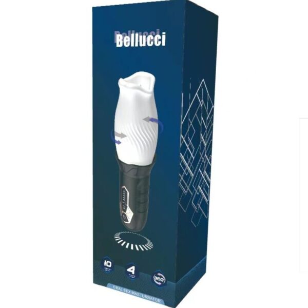 ARMONY - BELUCCI ORAL MASTURBADOR VIBRADOR BLANCO - Imagen 5