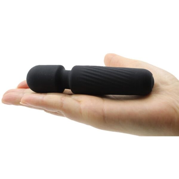 ARMONY - YOUR MAGIC MASAJEADOR  VIBRADOR RECARGABLE 10 VIBRACIONES NEGRO - Imagen 3