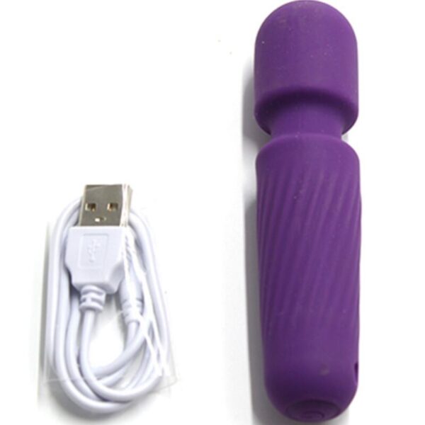 ARMONY - YOUR MAGIC MASAJEADOR  VIBRADOR RECARGABLE 10 VIBRACIONES MORADO - Imagen 5