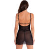LIVCO CORSETTI FASHION - KROLINA LC 90734 CHEMISE + TANGA NEGRO S/M - Imagen 2