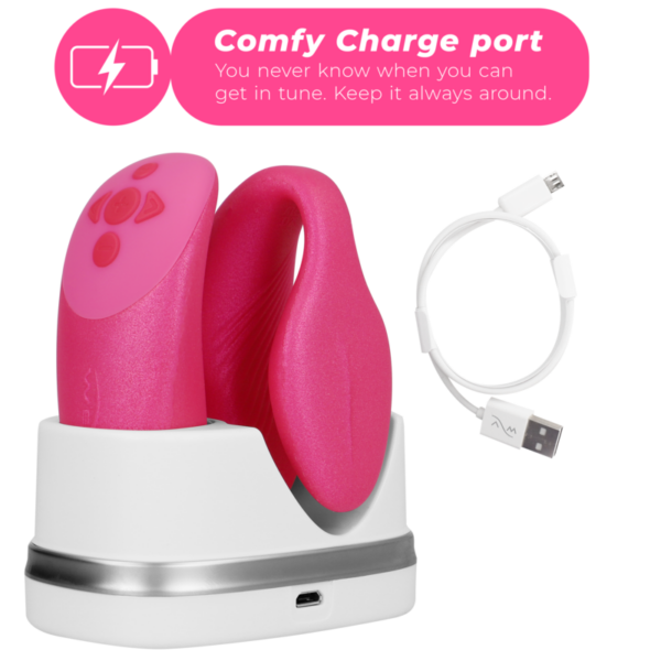 WE-VIBE - CHORUS VIBRADOR PAREJAS CON CONTROL SQUEEZE ROSA - Imagen 5