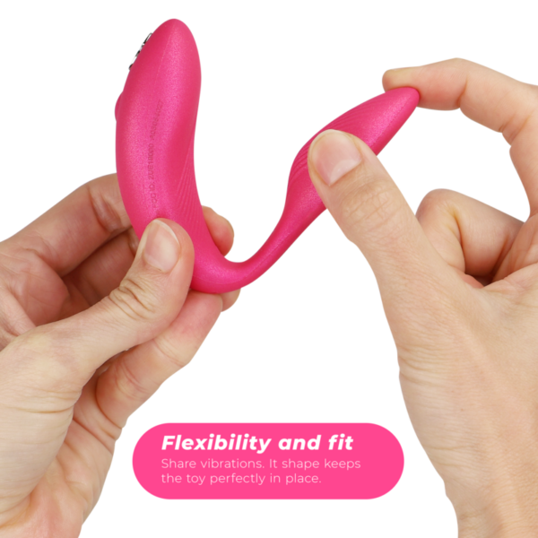 WE-VIBE - CHORUS VIBRADOR PAREJAS CON CONTROL SQUEEZE ROSA - Imagen 4