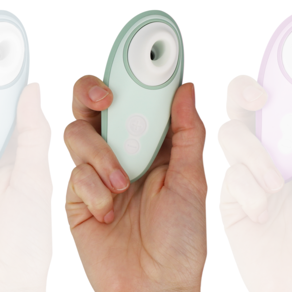 WOMANIZER - LIBERTY 2 ESTIMULADOR  SUCCIONADOR CLITORIS VERDE CLARO - Imagen 4