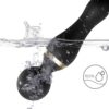 ARMONY - FREEZA MASAJEADOR  VIBRADOR CABEZA FLEXIBLE NEGRO - Imagen 4