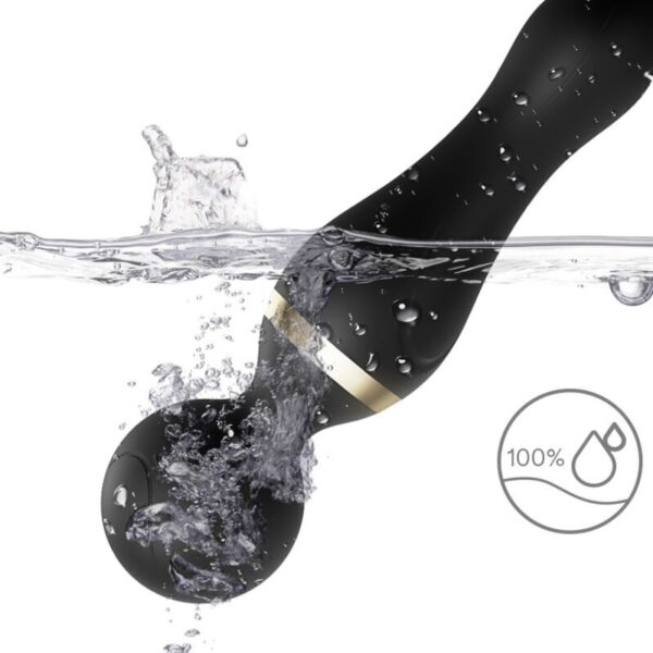 ARMONY - FREEZA MASAJEADOR  VIBRADOR CABEZA FLEXIBLE NEGRO - Imagen 4