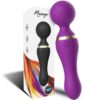 ARMONY - FREEZA MASAJEADOR  VIBRADOR CABEZA FLEXIBLE VIOLETA