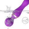 ARMONY - FREEZA MASAJEADOR  VIBRADOR CABEZA FLEXIBLE VIOLETA - Imagen 4