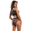 SUBBLIME - 952082 SET DE REJILLA CON BRILLANTES NEGRO TALLA ÚNICA - Imagen 2
