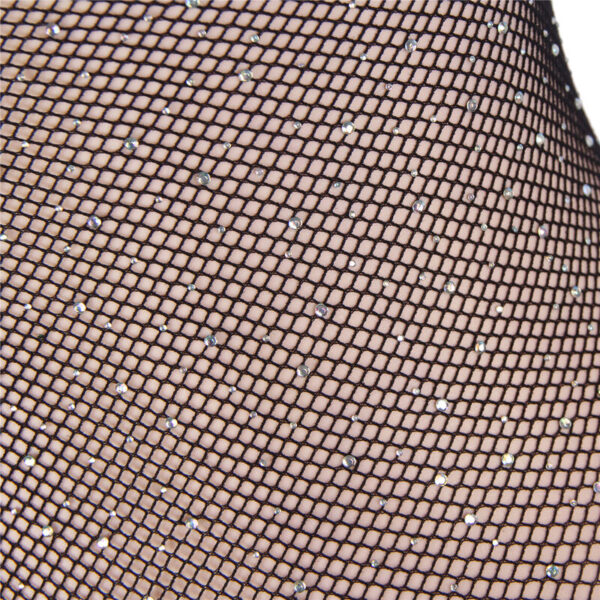 SUBBLIME - 952297 BODY DE REJILLA BRILLANTE CON HOMBROS DESCUBIERTOS MANGA LARGA NEGRO TALLA ÚNICA - Imagen 4