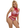 SUBBLIME - 952402 SET DE REJILLA CON BRILLANTES ROJO TALLA ÚNICA - Imagen 3