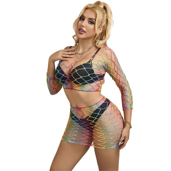 SUBBLIME - 952440 SET DE REJILLA 2 PIEZAS MANGA LARGA ARCOIRIS TALLA ÚNICA - Imagen 3