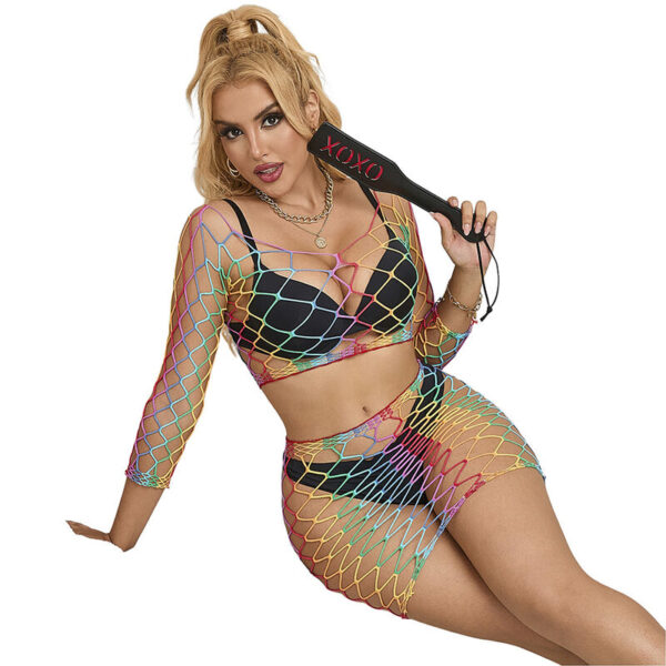 SUBBLIME - 952440 SET DE REJILLA 2 PIEZAS MANGA LARGA ARCOIRIS TALLA ÚNICA - Imagen 4