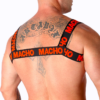 MACHO - ARNÉS DOBLE ROJO - Imagen 3