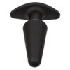 CALEXOTICS - ROCK BOTTOM PLUG ANAL CÓNICO 10 VIBRACIONES SILICONA NEGRO - Imagen 4