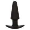 CALEXOTICS - ROCK BOTTOM PLUG ANAL CÓNICO 10 VIBRACIONES SILICONA NEGRO - Imagen 2