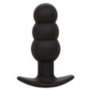 CALEXOTICS - ROCK BOTTOM PLUG ANAL CON CUENTAS 10 VIBRACIONES SILICONA NEGRO - Imagen 3
