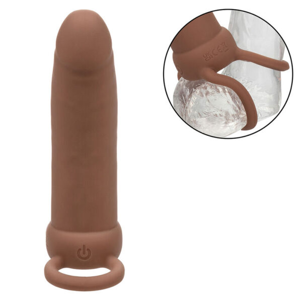 CALEXOTICS - MAXX DOBLE PENETRADOR GRUESO 10 VIBRACIONES MULATO - Imagen 5