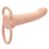 CALEXOTICS - MAXX DOBLE PENETRADOR ACANALADO 10 VIBRACIONES NATURAL - Imagen 3