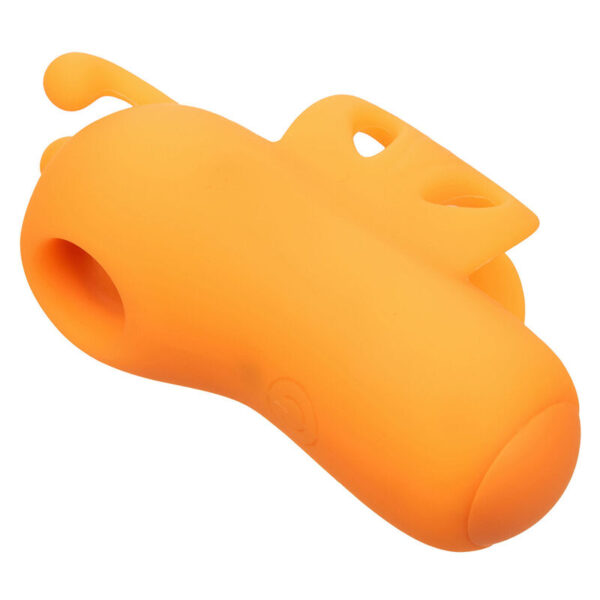 CALEXOTICS - NEON VIBES THE BUZZING VIBE ESTIMULADOR DE DEDO 10 VIBRACIONES NARANJA - Imagen 4