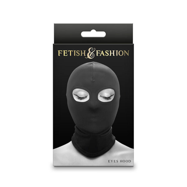 NS NOVELTIES - FETISH  FASHION PASAMONTAÑAS APERTURA DE OJOS NYLON NEGRO - Imagen 2