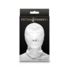 NS NOVELTIES - FETISH  FASHION PASAMONTAÑAS COMPLETO CON CREMALLERA NYLON BLANCO - Imagen 2