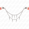 KINK - PINZAS PARA PEZONES CON CADENA DE PÚAS 30 CM - Imagen 4