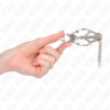 KINK - PINZAS PARA PEZONES ESTILO JAPONÉS CON CADENAS PLATEADO - Imagen 4