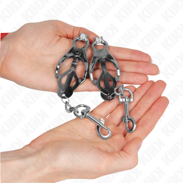 KINK - PINZAS PARA PEZONES ESTILO JAPONÉS CON GANCHOS - Imagen 3