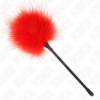 KINK - PLUMAS PARA COSQUILLAS ROJO USADO PARA EL KIT BONDAGE 27 CM - Imagen 2