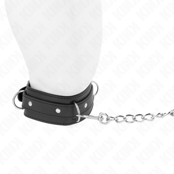 KINK - COLLAR CON CORREA 65 CM 3 ANILLOS MODELO 1 AJUSTABLE 38-49 CM X 5 CM - Imagen 3
