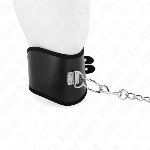 KINK - COLLAR CON CORREA 65 CM ANCHO NEGRO AJUSTABLE 40-55 CM X 10 CM - Imagen 3